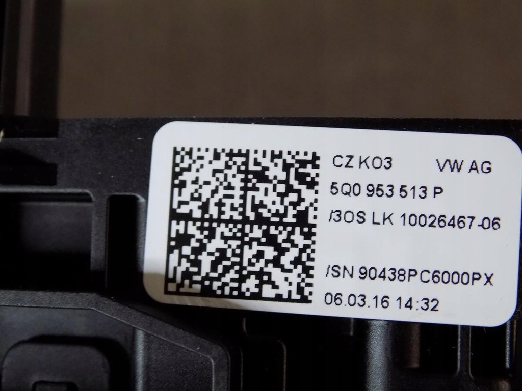 фото №6, Рычаг переключатель volkswagen оригинальный номер 5q0953507hl