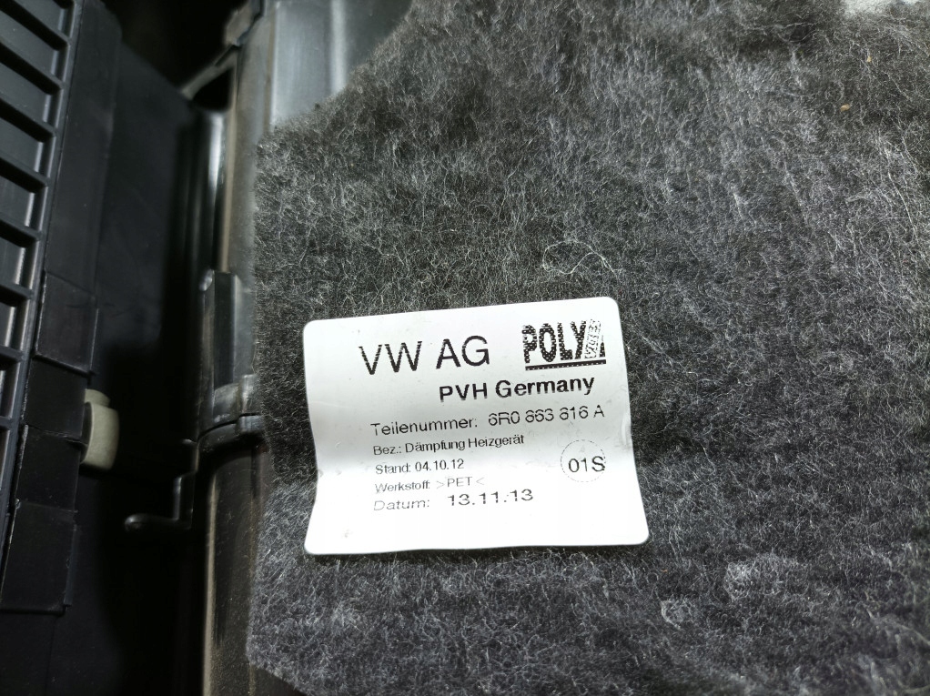 фото №13, Vw polo v 6r 1.4b обігрівач повітродувка комплект 6r1820003fn