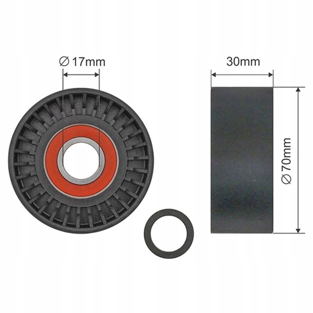 фото №1, Ролик натягувача ремінь porsche 911 boxster cayenne cayman panamera