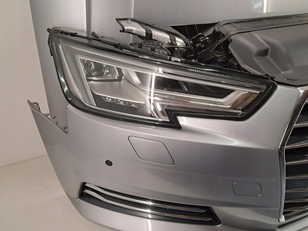 фото №6, Audi a4 b9 8w 16- kompletny перед full led бампер капот крыло pas