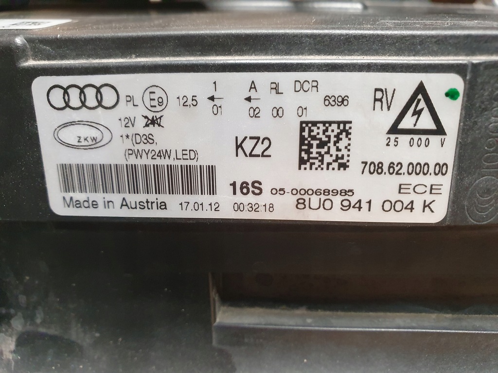 фото №6, Лампа передняя правая audi q3 rok 11-14