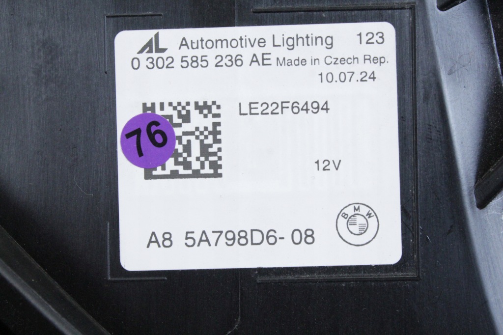 фото №5, Комплектна лампа права передня адаптивний led usa bmw g60 g61 g90 g99 m5