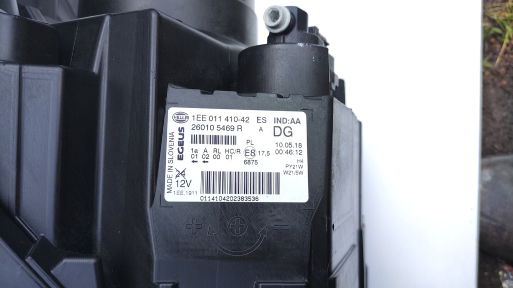 фото №12, Renault trafic iii przed lift фара лампа правий перед передня lp40