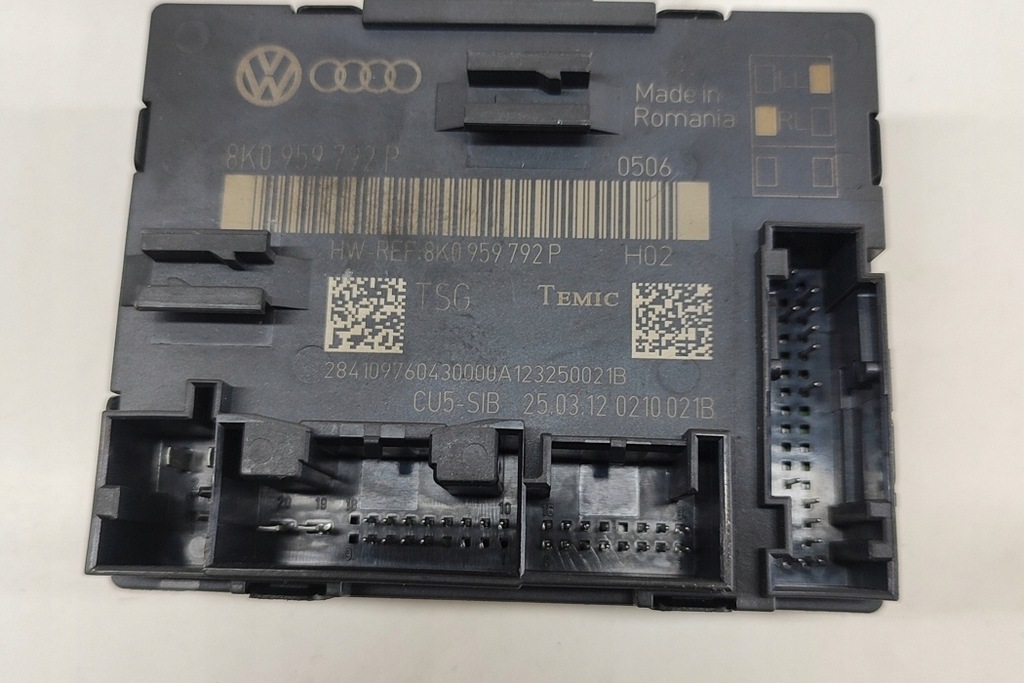 фото №5, Audi q5 8r блок керування двері передніх правих 8k0959792p 2.0 дизель 125kw