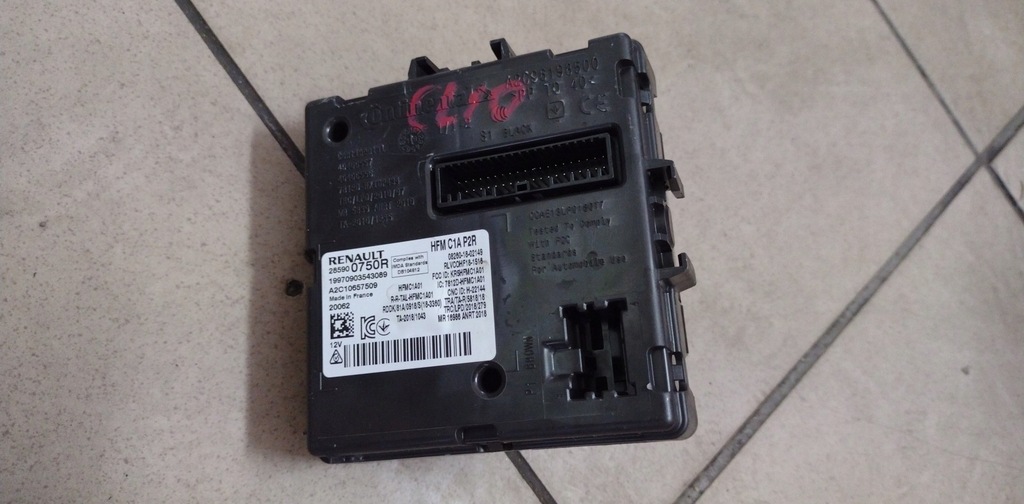 фото №1, Модуль блок управления renault clio v 285900750r состояние jak новый