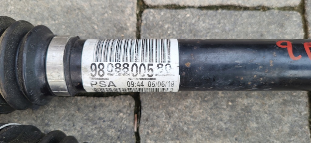 фото №2, Привідний вал перед права citroen c3 aircross 1.2