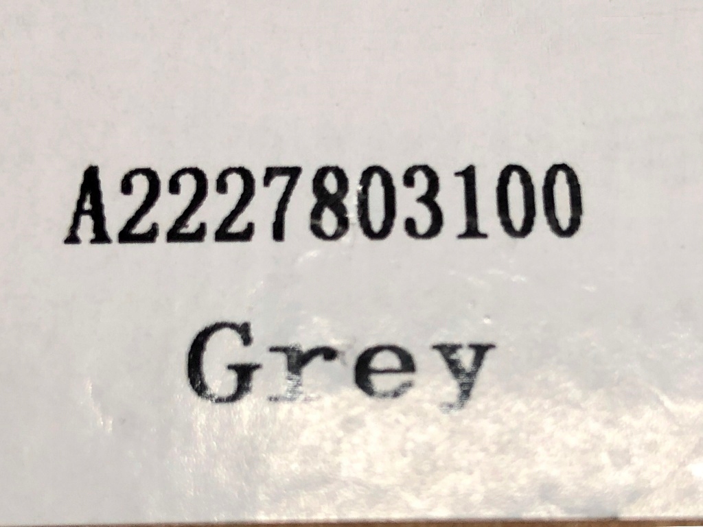 Шторка панорамы крыша серая do mercedes s w222 sedan 2013-20 a2227803100 Оригинал