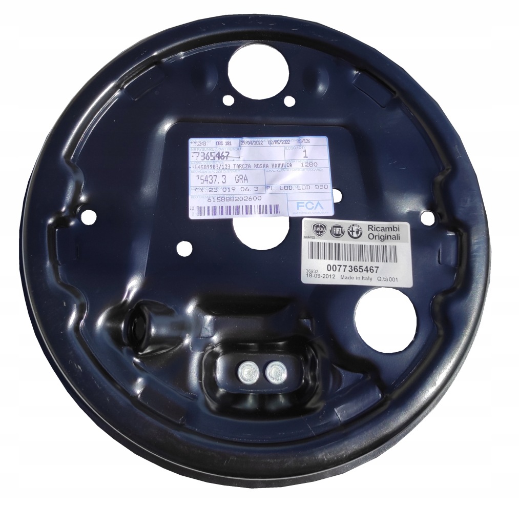 фото №1, Диск гальмівна опорний задня fiat multipla marea palio 77365467 nowa оригінал