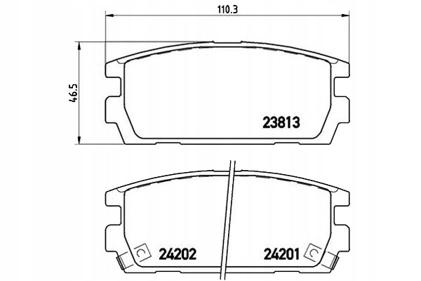 фото №1, Brembo p 30 021 набір гальмівних колодок гальмівних, гальма дискові