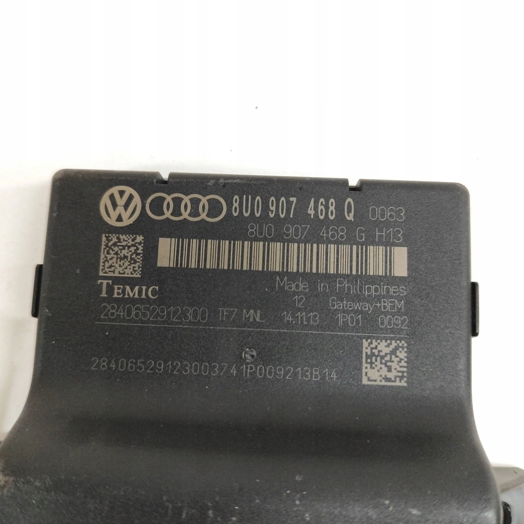 фото №6, Audi q3 8u 2014 модуль керування шлюз