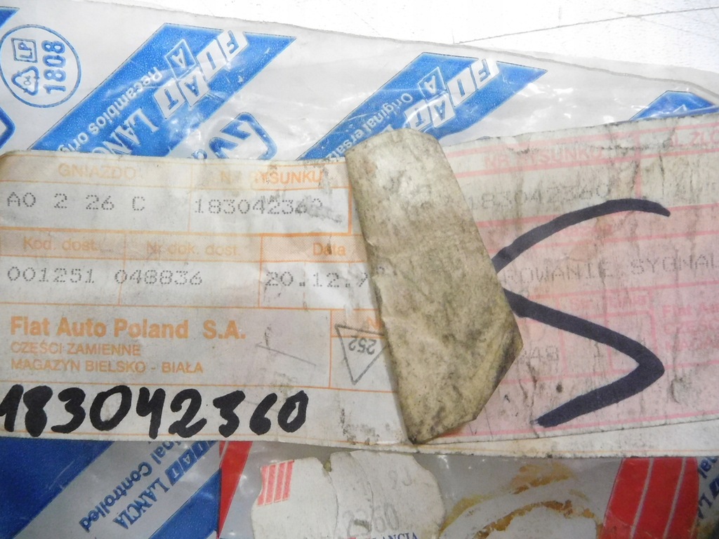 фото №7, Вимикач сигналу звукової fiat punto оригінальний номер 183042360