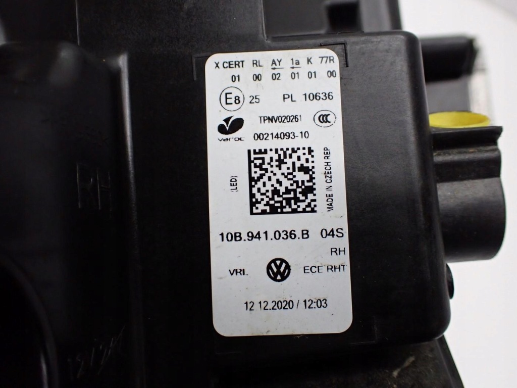 фото №14, Лампа правий перед full led matrix europa 10b941036b vw id3 id.3 21r