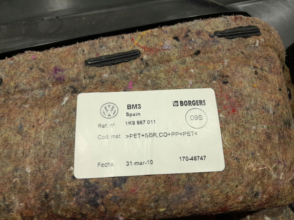 фото №8, Vw scirocco обивка обшивка дверь перед передний левый eu