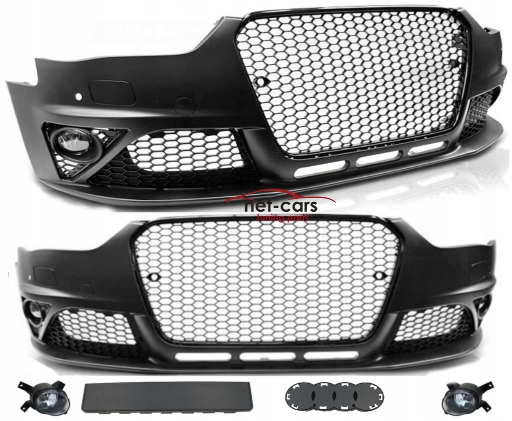 фото №1, Бампер перед audi a4 b8 8k 12- образец rs4 s line b
