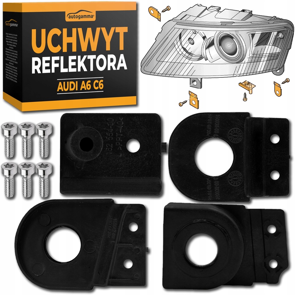 фото №10, Кронштейн фара audi a6 c6 набір ремонтний лівий відновлення фари