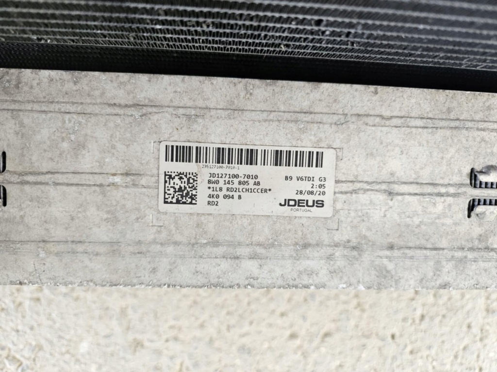 фото №14, Комплект радиатор вентилятор pas передний балка audi s5 f5 3.0 tdi