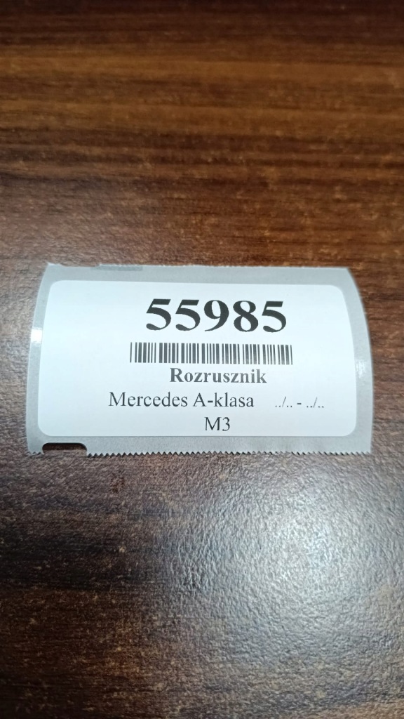 Mercedes a-klasa 1.4 стартер Зі Шроту