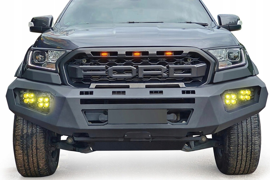 фото №1, Ford ranger t7 2016-2018 бампер передний с led