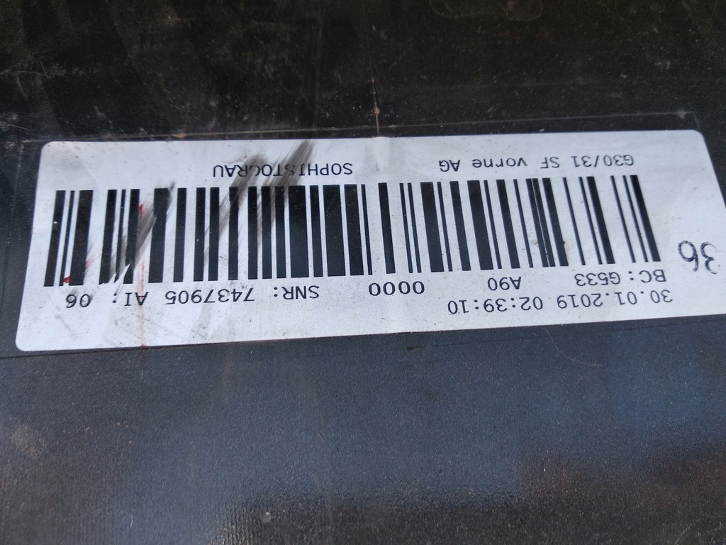 фото №9, Bmw 5 g30 g31 17- бампер перед передний