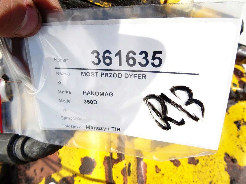 фото №6, Мост перед дифференциал hanomag 350d koparka