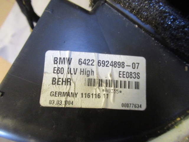фото №5, Bmw 5 e60 отопитель