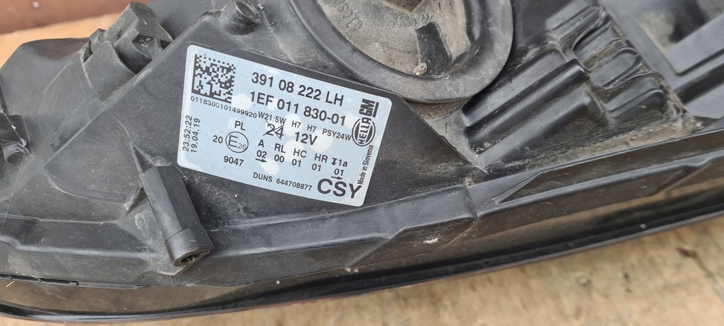 фото №5, Фара лівий opel corsa e