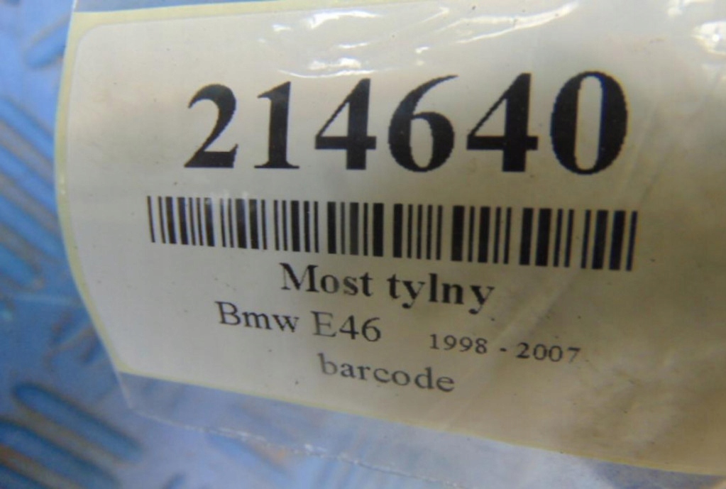 фото №6, Bmw e46 2,0d міст задній