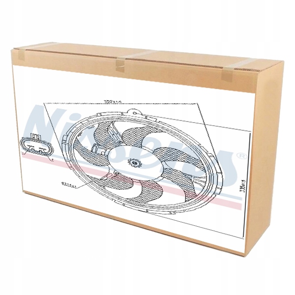 фото №1, Вентилятор радиатора do fiat stilo 1.2 1.4 1.6