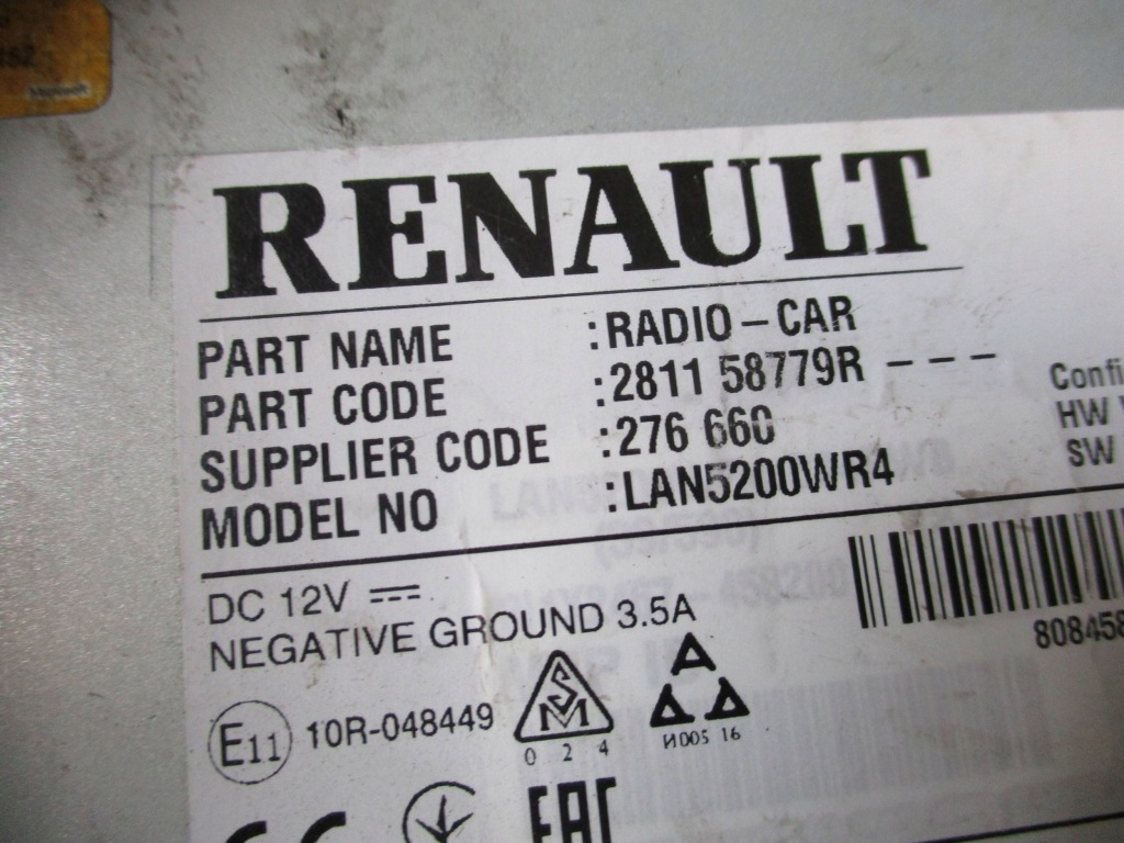 фото №4, Радио навигация opel vivaro b renault trafic 281158779r