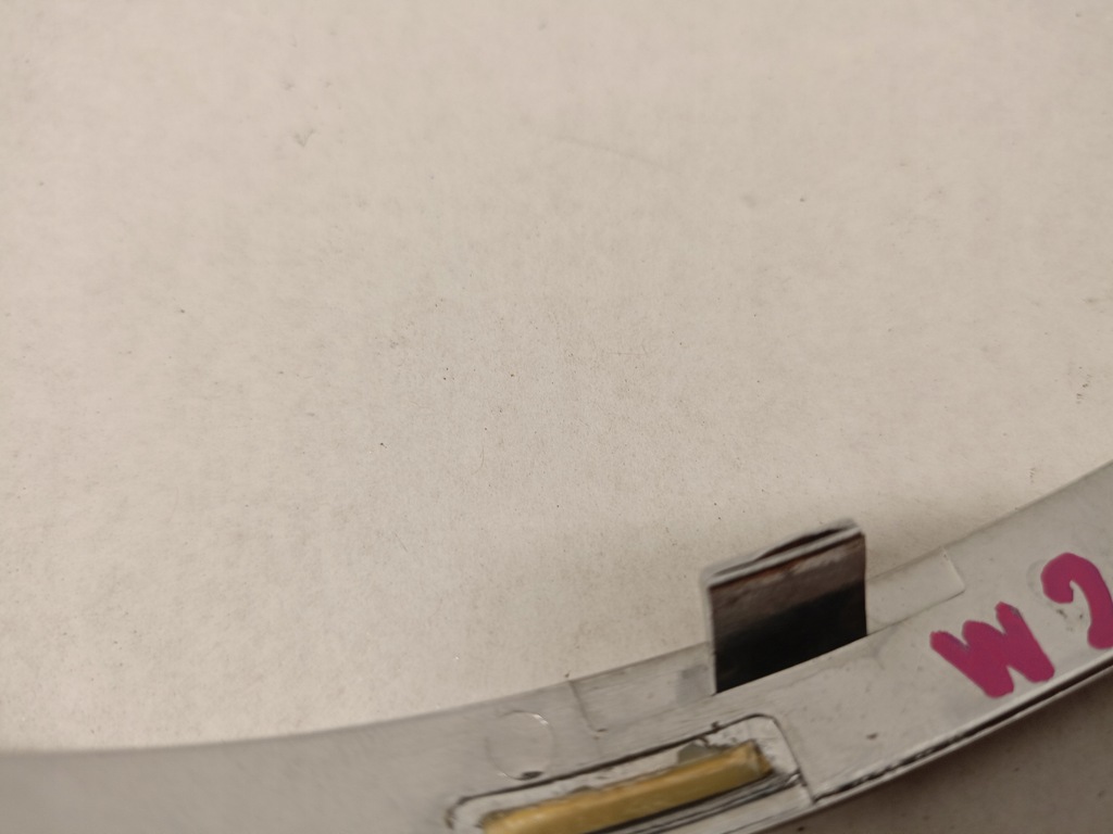 фото №13, Хром молдинг бампера перед лівий mercedes w210