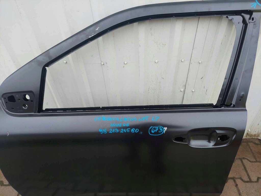 фото №3, Citroen c4 cactus lift дверь левая перед передние nowe оригинальный номер