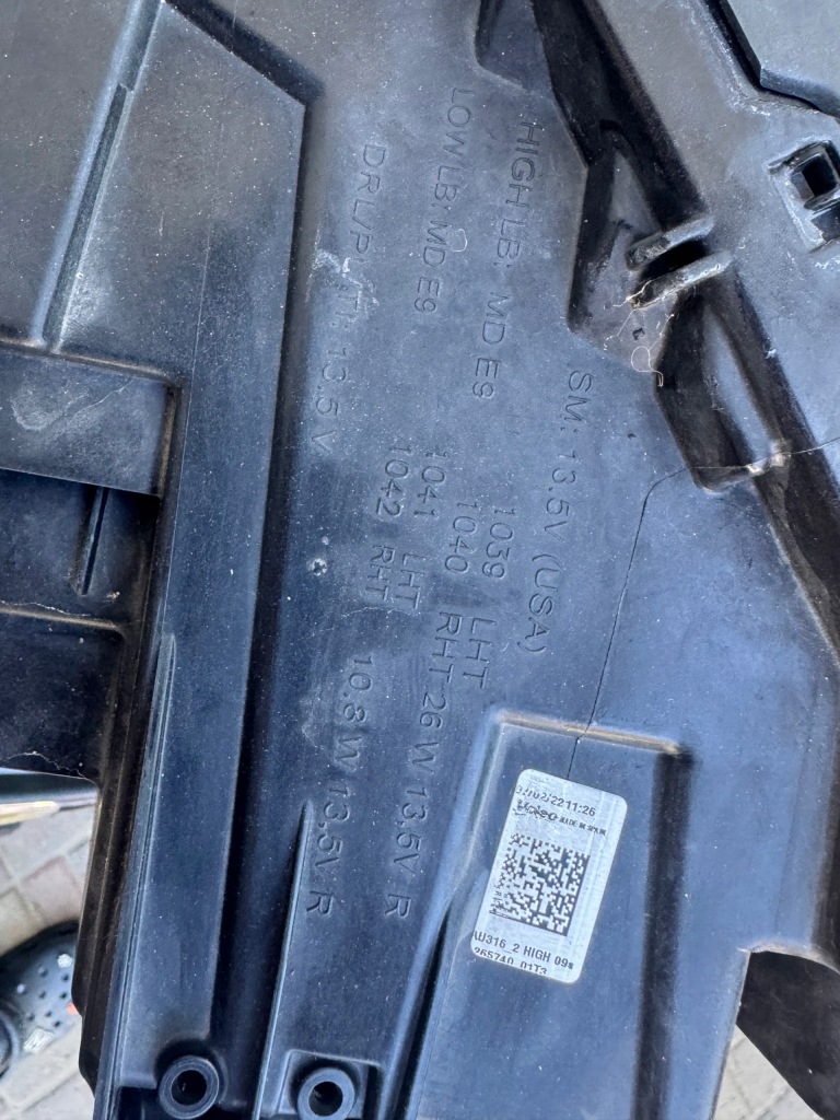 фото №7, Audi q4 e-tron full led 21r. - лампа права правий перед передня 89a941036