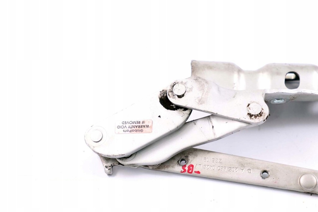 фото №10, Mercedes c w203 петля капот правий сріблястий