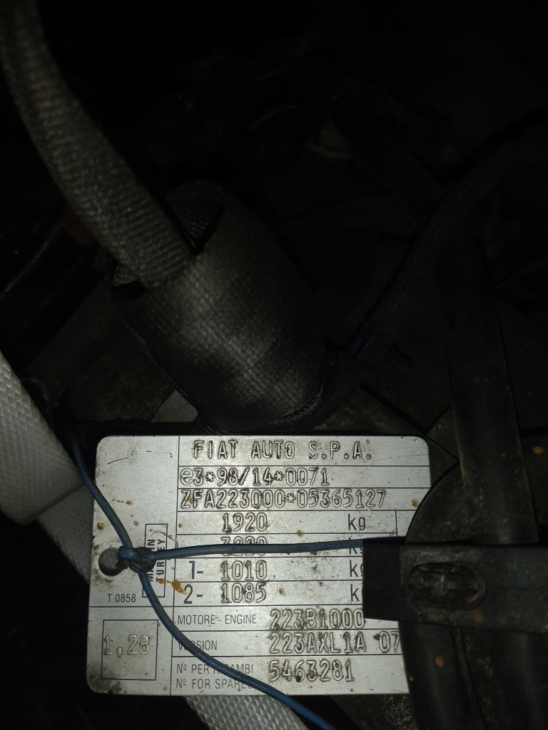 Купить Двигатель 1.9 jtd multijet 223b1000 комплектный  doblo bravo czytaj описание