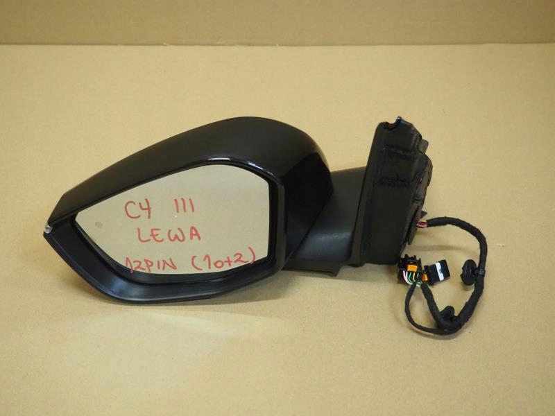 фото №1, Зеркало 12 pin левая citroen c4 iii