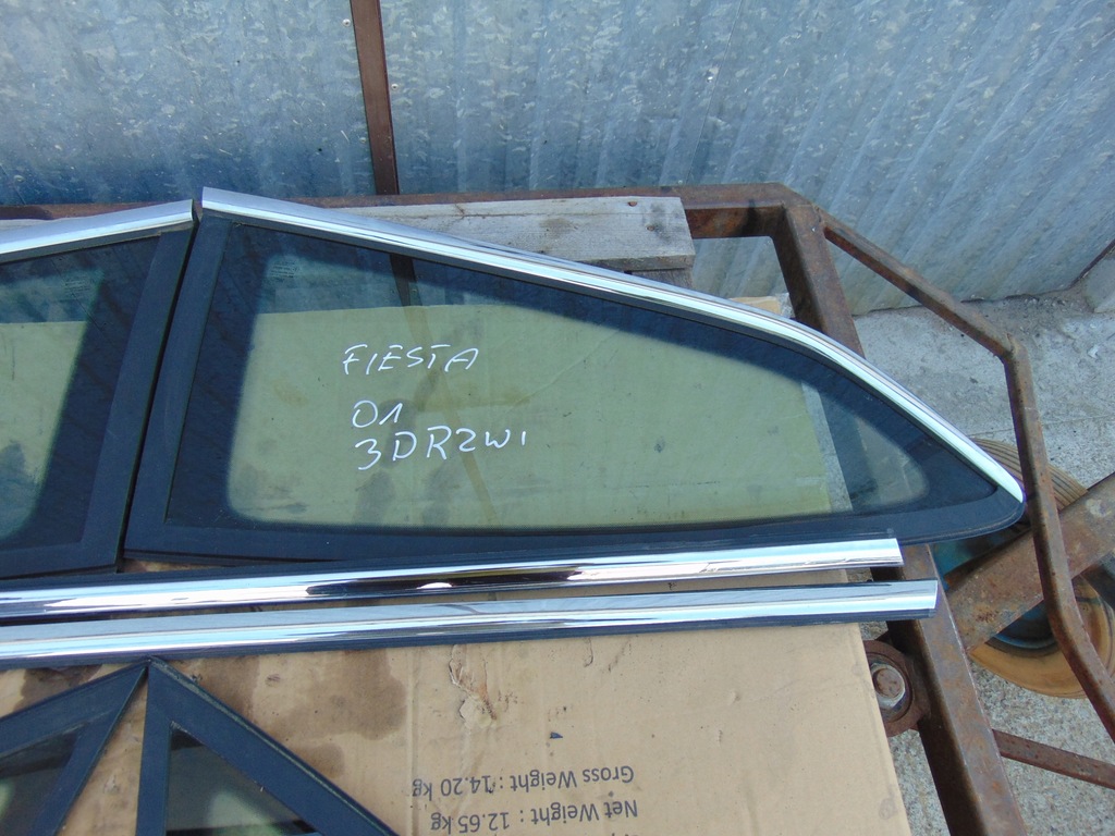 фото №5, Накладки ущільнювачі скло хром ford fiesta mk7