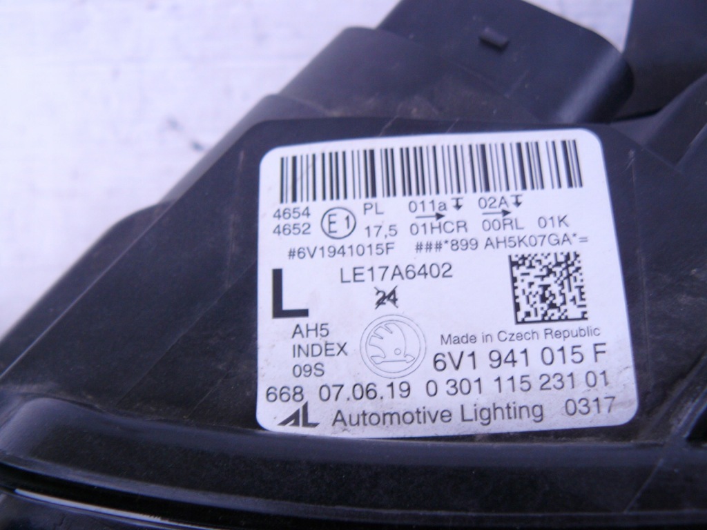 фото №7, Skoda fabia iii lift лампа full led левая
