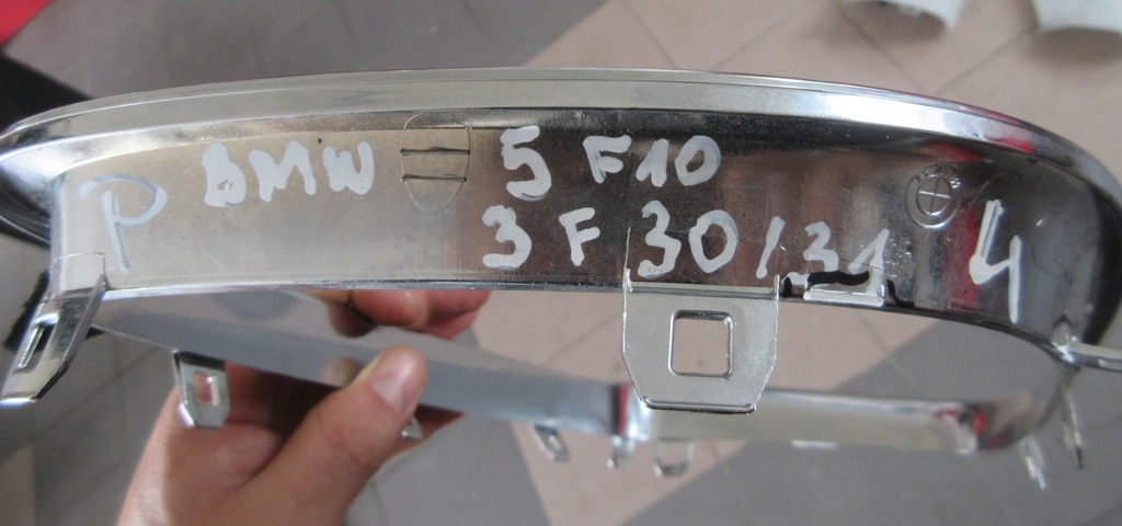 фото №8, Решітка радіатора решітка радіатора рамка декоративна права хром bmw 3 5 f10 f30 f31