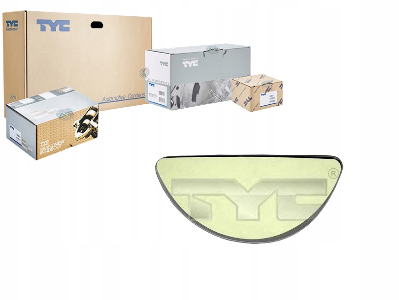 фото №1, Tyc 310-0179-1 стекло зеркало, зеркало наружное