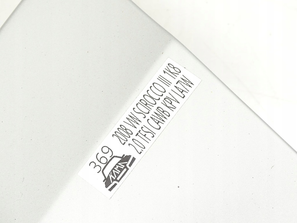 фото №13, Крыло левый перед передний vw scirocco iii 1k8 серебристый la7w