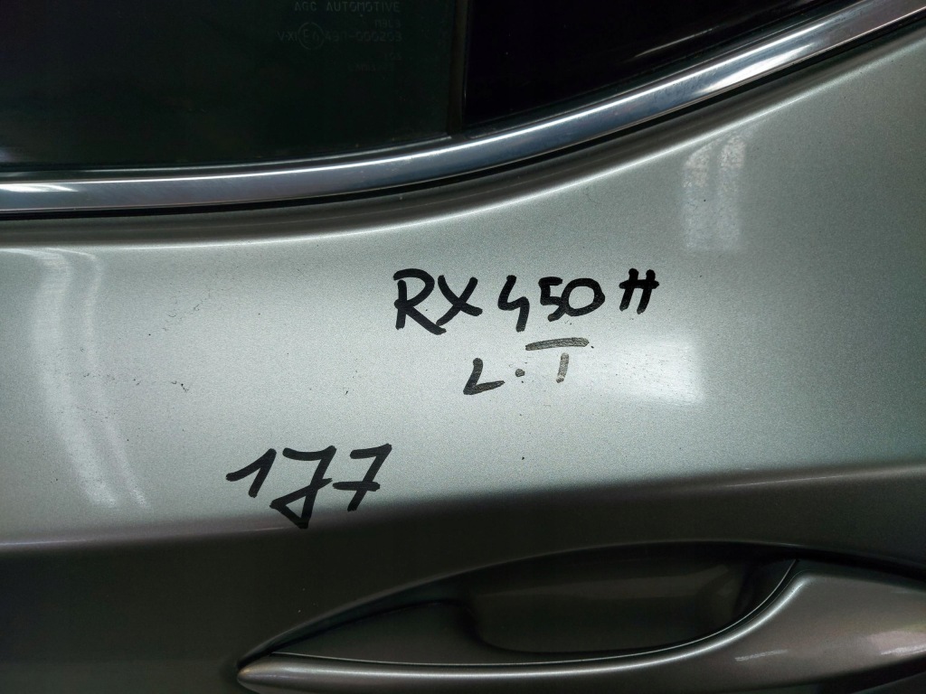 Lexus rx450h iv дверь левое  задняя Цена