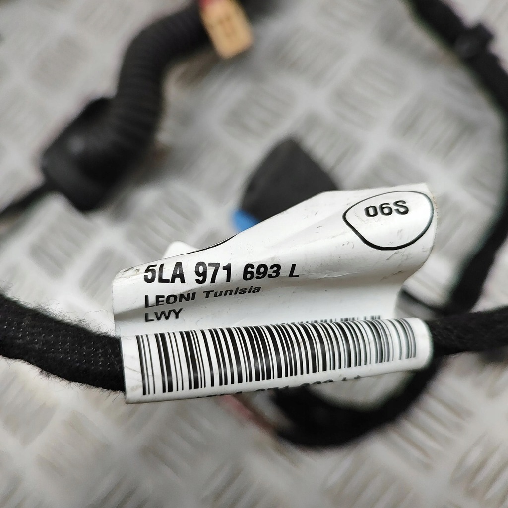 фото №6, Skoda enyaq iv 2022 левая сторона жгут трубопровод дверь задних