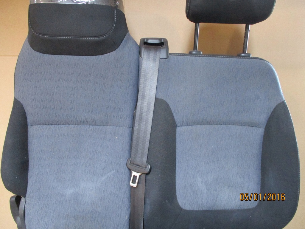 фото №4, Заднє сидіння подвійний ліва renault trafic iii