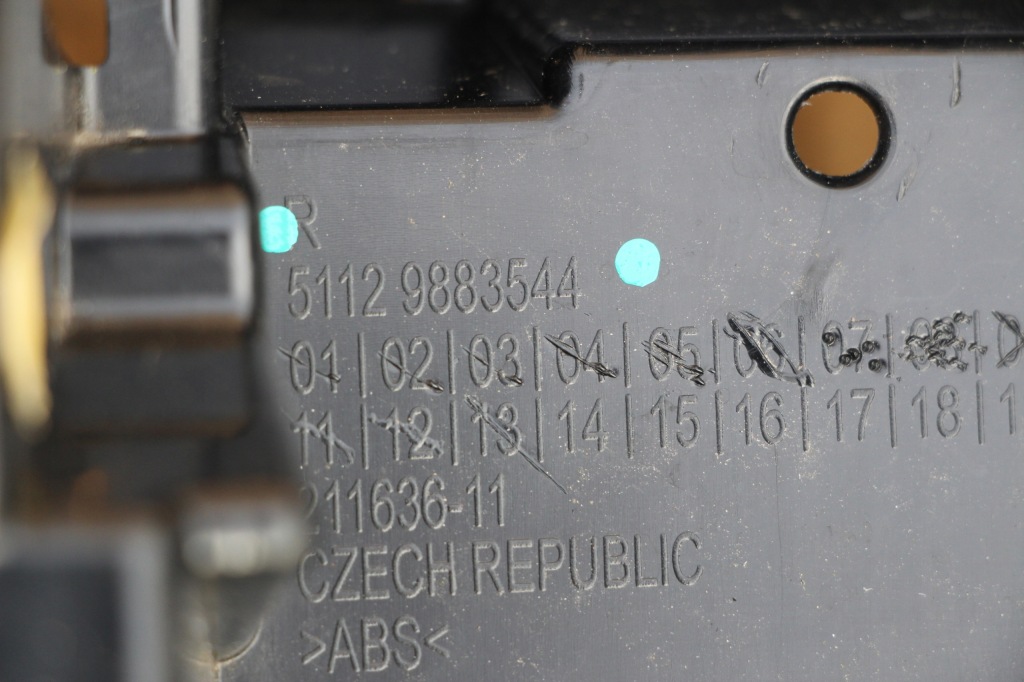 фото №11, Bmw ix u11 x1 направляющая кронштейн бампера задняя задний левый lub правый средний