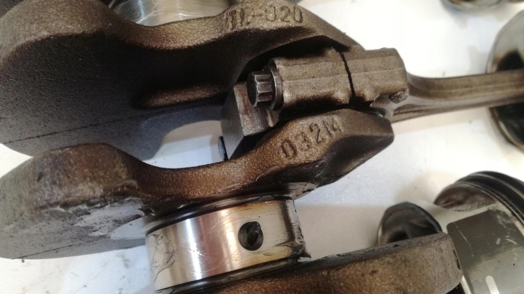 фото №6, Vw golf vi 1.6 fsi wał колінчастий поршень поршні