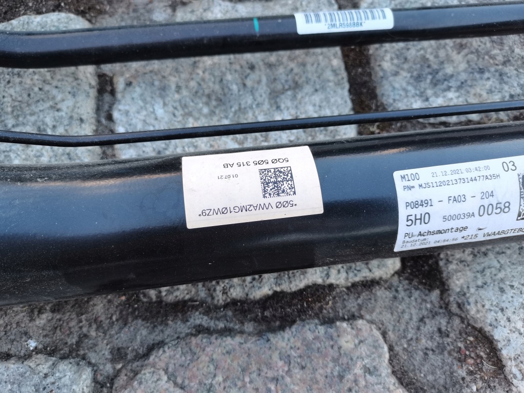 фото №4, Vw golf viii підрамник підрамник задня