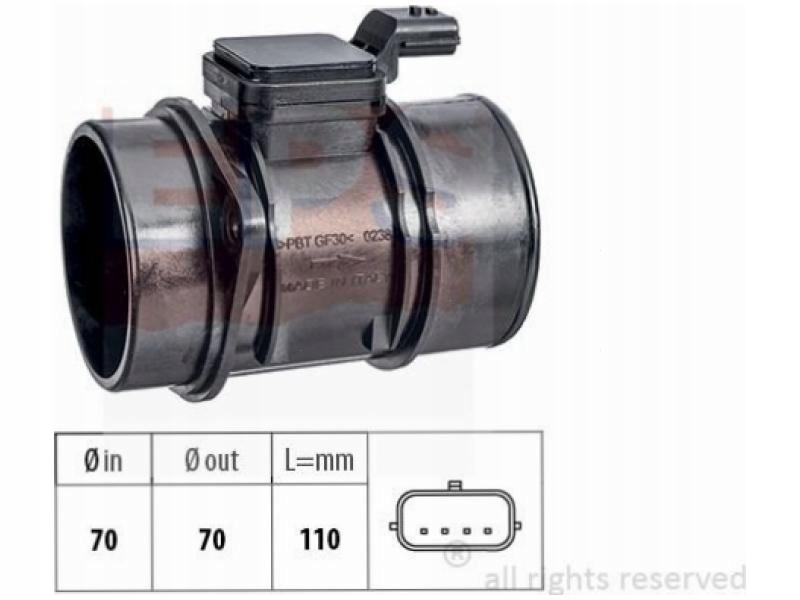 фото №2, Расходомер renault twingo ii 1.5 scenic iii 1.5-1.9