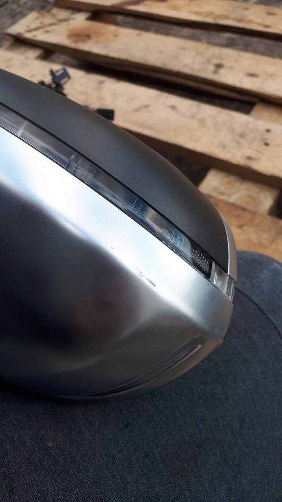 фото №13, S6 c7 4g зеркало правое правый перед ассистент хром