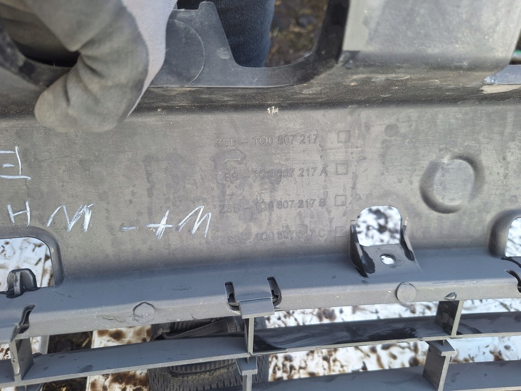 фото №13, Vw eos 05-10 бампер перед передний 1q0807217