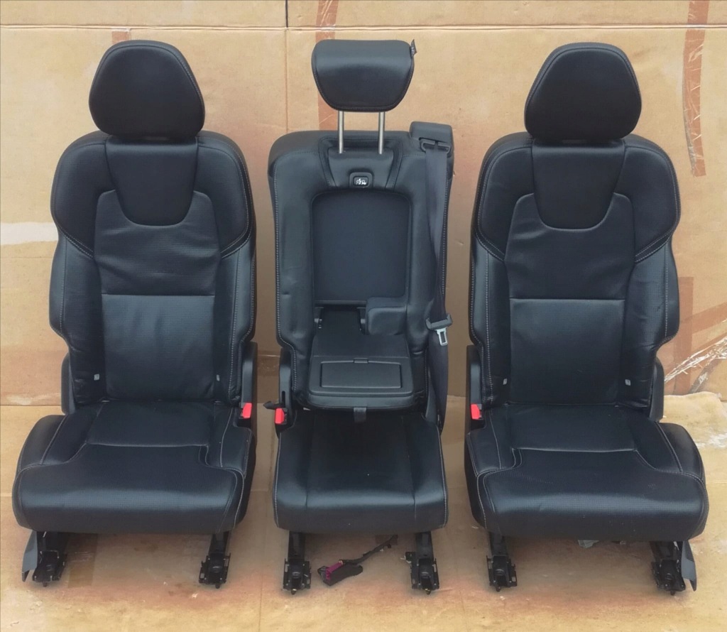 фото №12, Volvo xc90 ii сидіння заднє сидіння тунель обшивки двері вентильовані масаж комплект